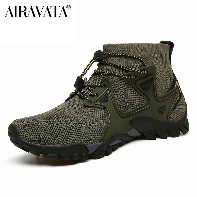 Zapatos de senderismo para hombre y mujer, zapatillas antideslizantes de secado rápido, botas deportivas para escalada de montaña y exteriores de talla grande 36-47