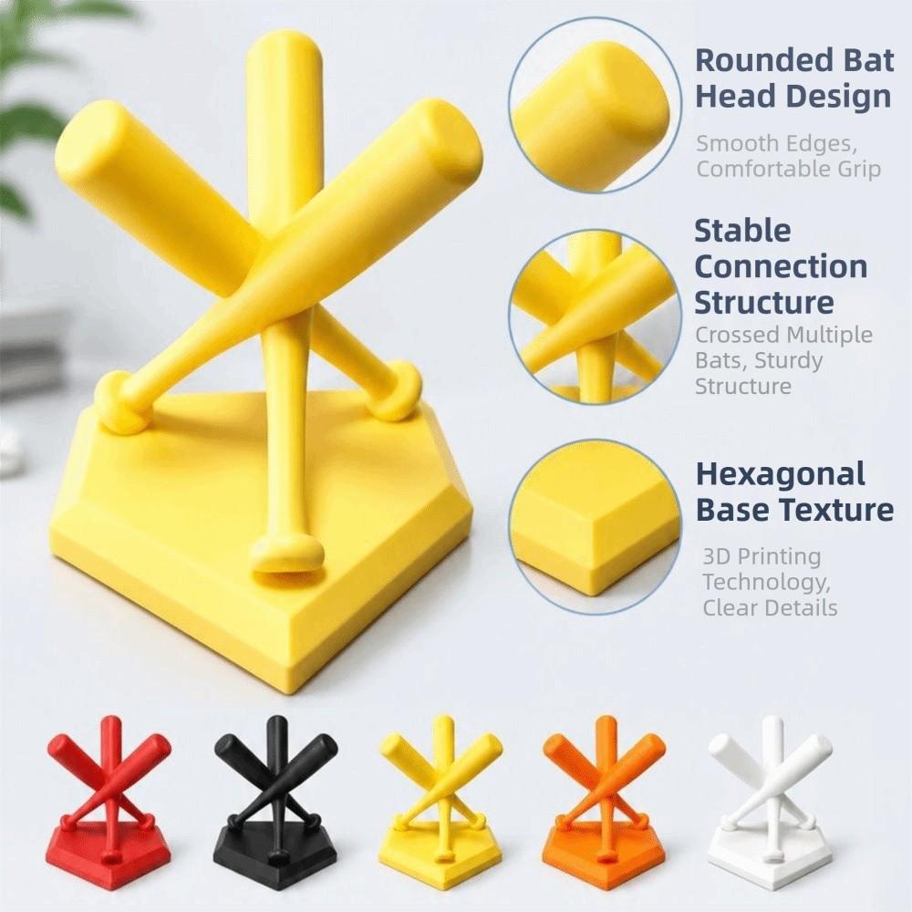 Solid Color 3D Printed Baseball Storage Rack Baseball Support Bracket Softball