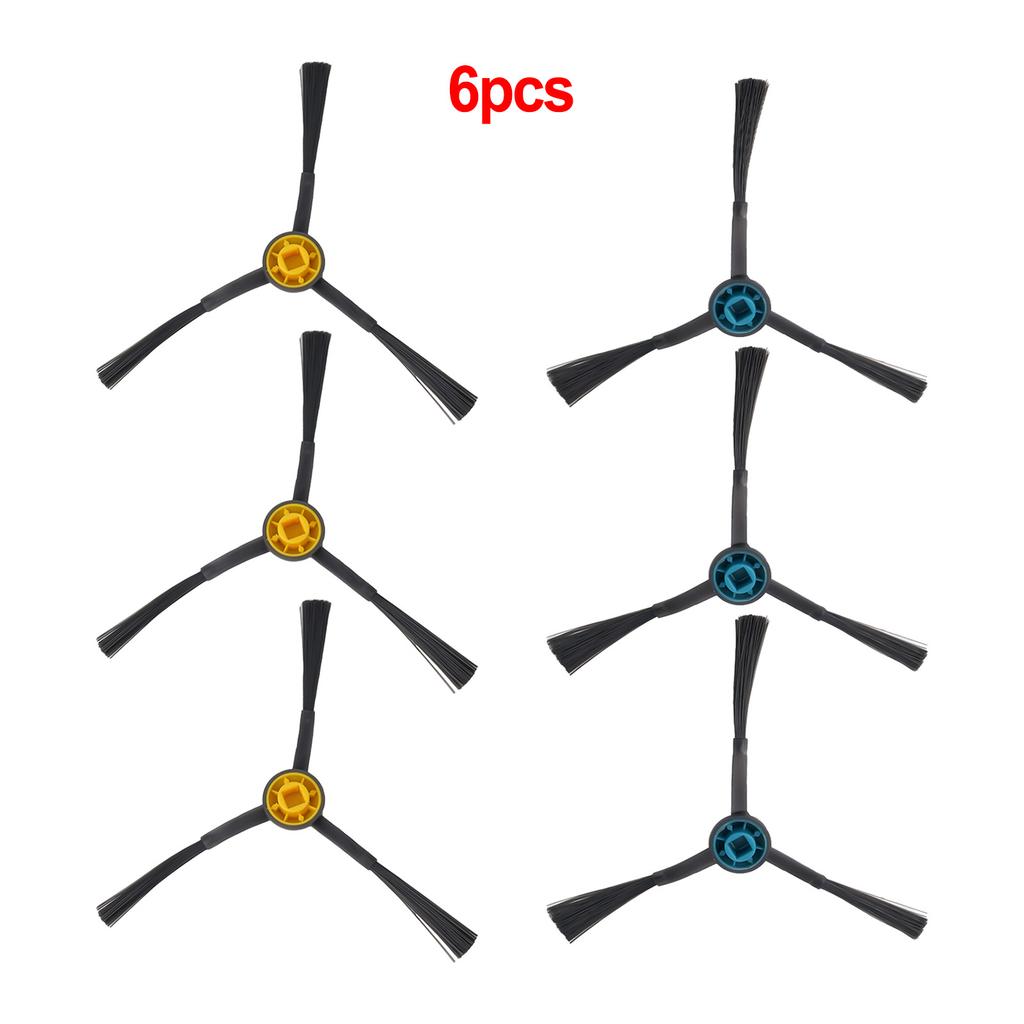 6 Pcs Side Brushes Vacuum Cleaner Brushes For Midea M7/ M7 Pro Household Supplies Cleaning Spare To Replace