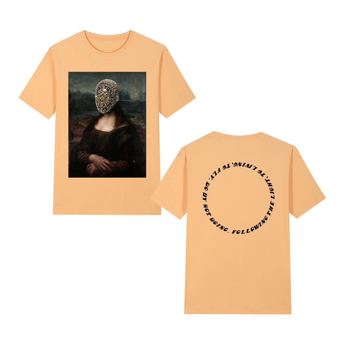 

Mona Lisa Kanye West Vintage T-shirt Funny Meme Hip Hop Rap Style Casual Cotton Men T shirt New Tee Tshirt Womens Tops 4XL