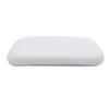Dining Chair Cushion Light Grey Memory Foam Non Slip Bottom Gripper Chair Pad with Lace