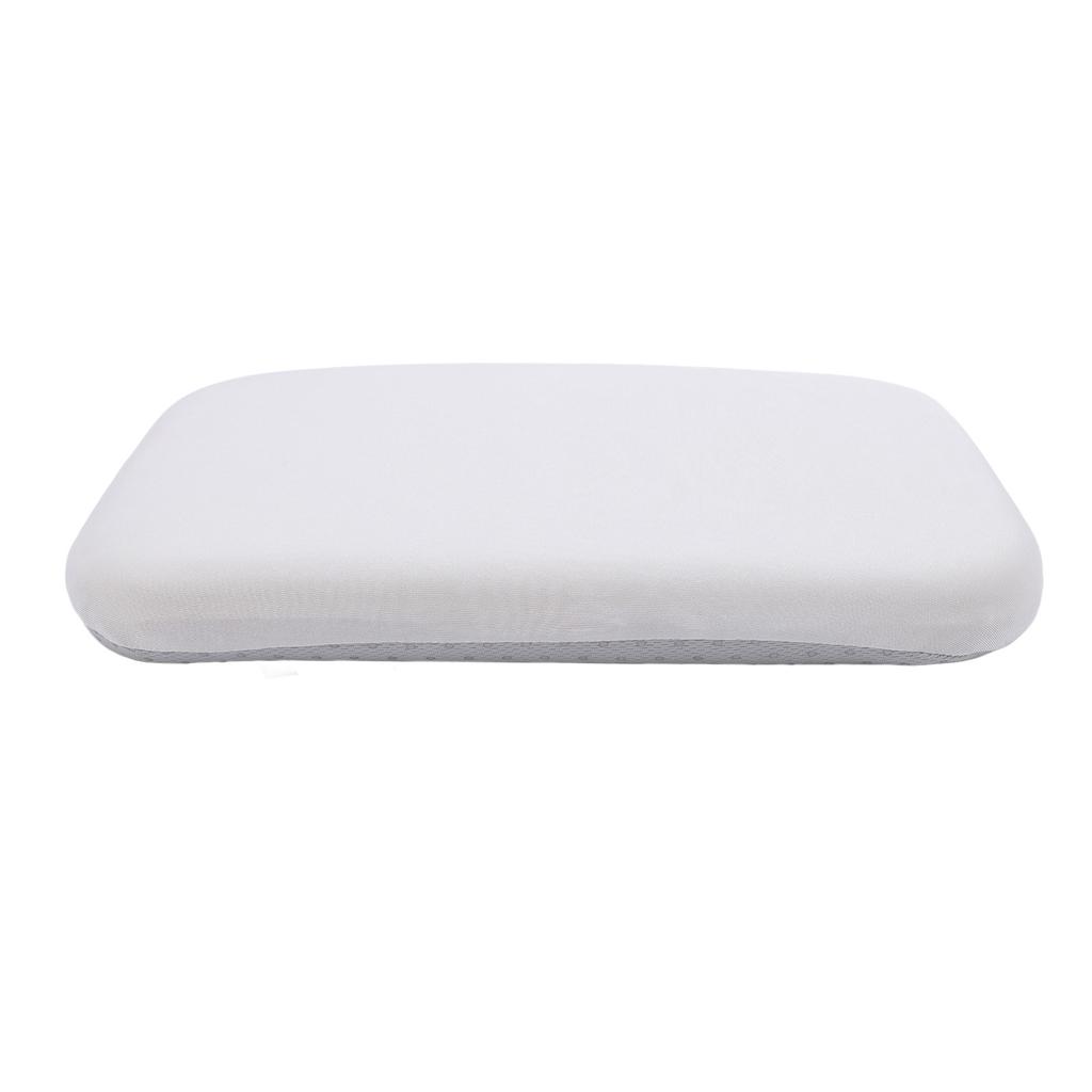 Dining Chair Cushion Light Grey Memory Foam Non Slip Bottom Gripper Chair Pad with Lace