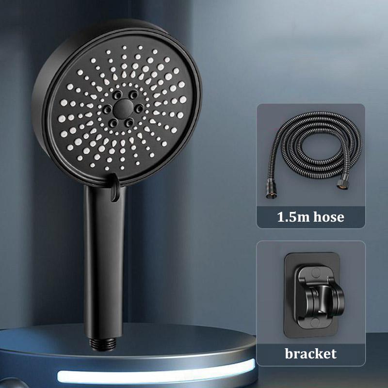 Pressurized Large Panel Shower Head 5 Modes Large Water Flow Multifunctional Bathroom Shower Head Set
