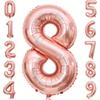 32" Number Balloons for Birthday Photography and Party Decorations