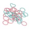 32pcs Knitting Stitch Markers Round Heart Shape Metal Crochet Marker Rings for DIY Handcrafted