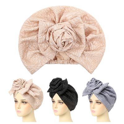 Flower Knot Turban for Women Multicolored Head Wrap Comfortable and Fashionable Headscarf Beanies Hat
