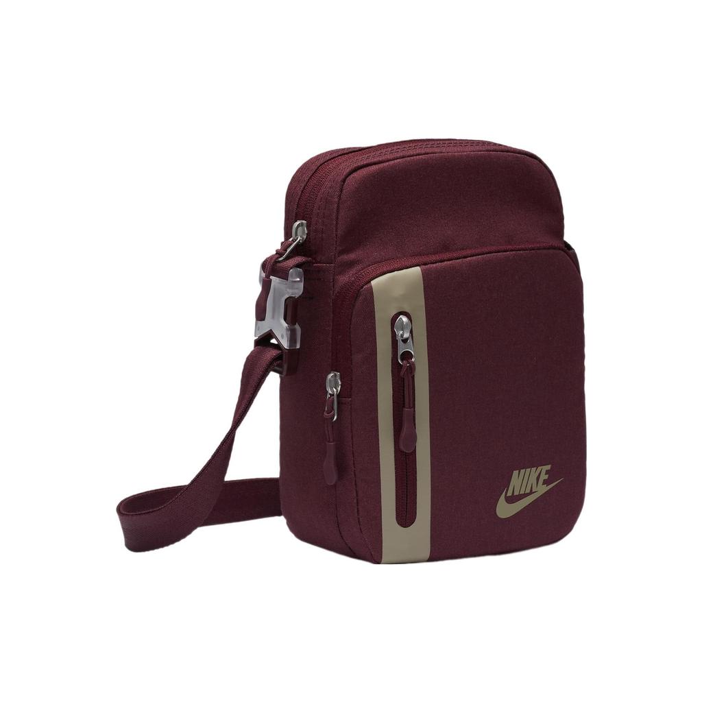 Nike Adjustable Shoulder Strap U-Shaped Zipper Handbag Unisex Shoulder Bag Dark-Red DN2557-681
