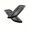 2PCS Airflow Intake Hood Vent Engine Hood Decoration Side Air Outlet Spoon Shaped Exhaust Hood Universal External Accessories