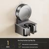 No-Punch Broom & Mop Wall Mount Clip - Suction Cup Hanging Rack for Bathroom/Backdoor Storage