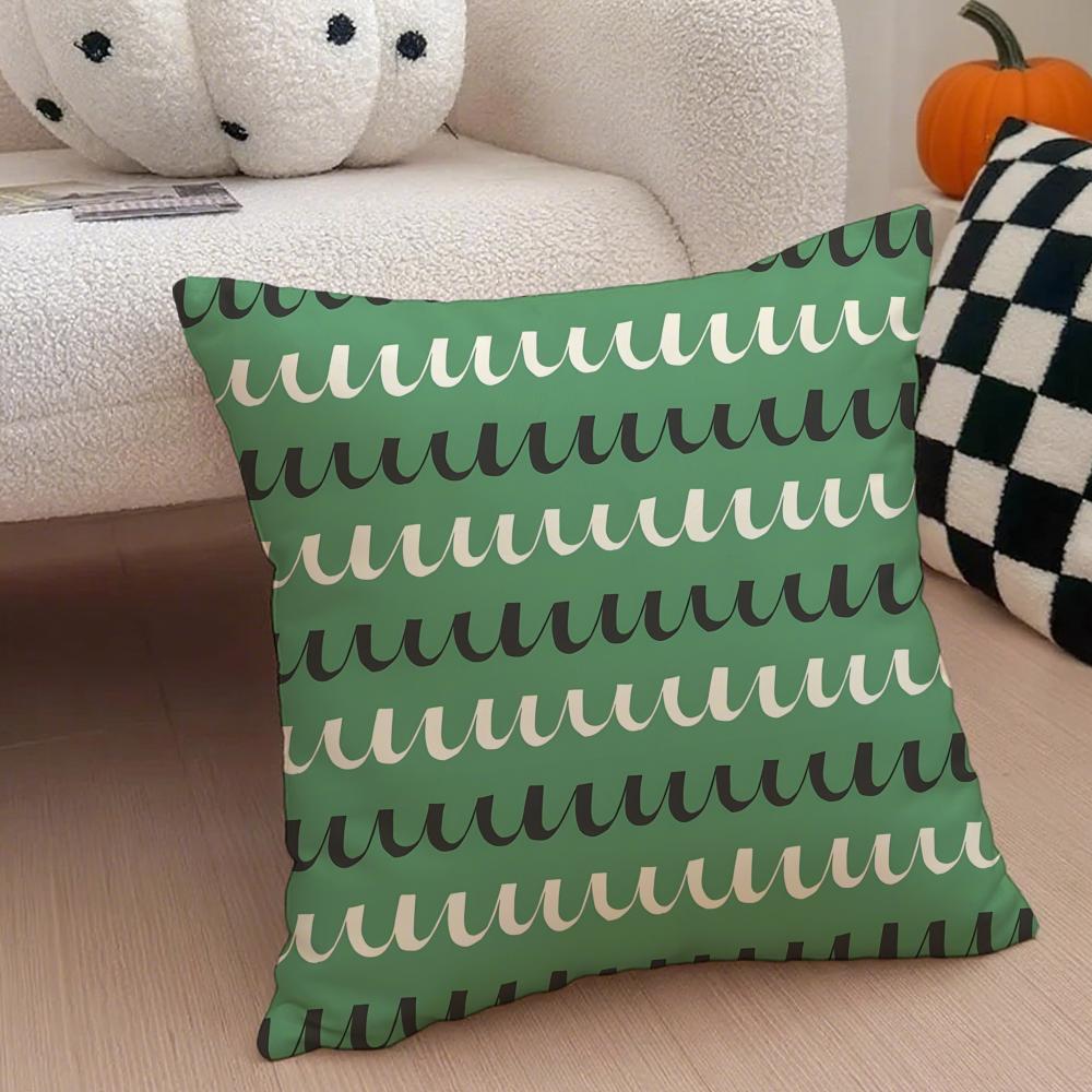 AAriana MMartin New British Pattern Cushion Cover Throw Pillow Cover Hidden Button Durable Polyester Chair Cushion