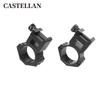30mm Aluminum Alloy Riflescope Tube Clamp with 21mm High and Wide Card Slot