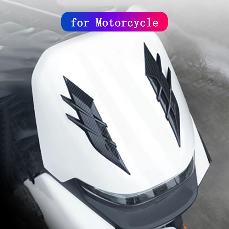 2PCS Auto Headlight Eyebrow Universal Car Lamp Cover Sticker Self-Adhesive Stripe Decal Decoration for Cars Bodys