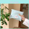Korean Small Designer Ice Cream Color Makeup Bag Letter Handbag For Daily Use