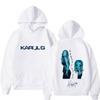 Karol G Album No Me Arrepiento De Sentir Tanto Print Hoodie Men Women Fashion Harajuku Loose Sweatshirts Tops