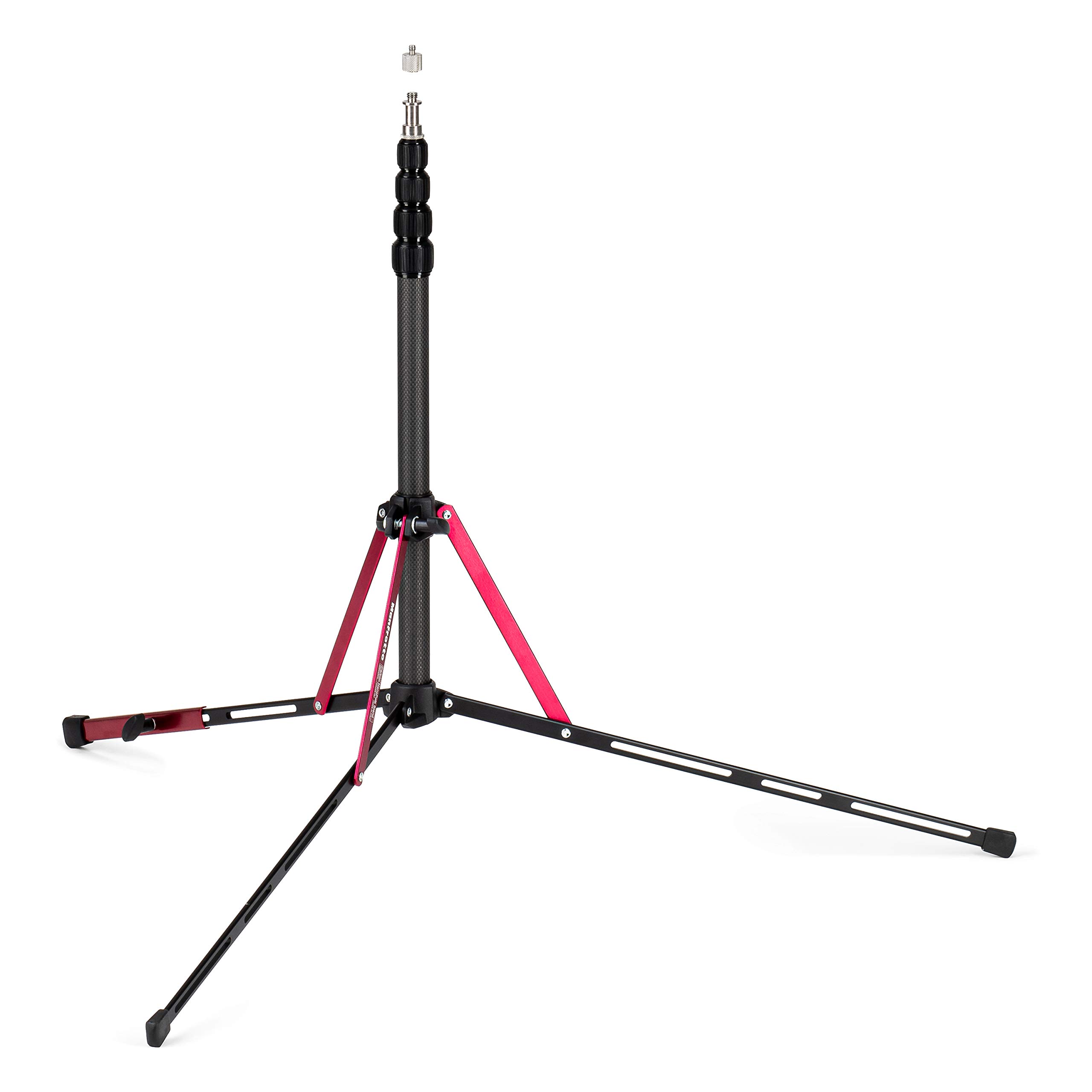 

Manfrotto Carbon Nano Pole Stand Light Stand Weight 750g Storage Height 51cm Maximum Load Capacity Total Height 197cm Carbon MS0490C 1.5kg рожевий