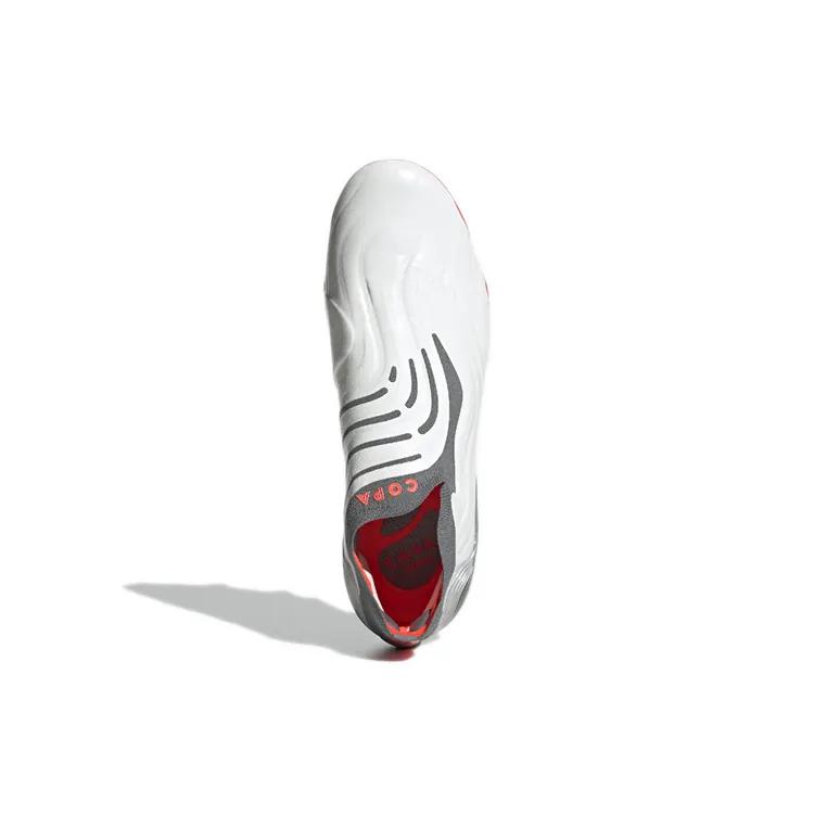 adidas Copa Sense+ FG 'White Solar Red' (Unisex) Cloud White / Solar Red / Iron Metallic Soccer Shoes FY6218