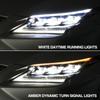 Car Headlight Surface Strips Sequential Led Strip Lights DRL LED Strip 60CM / 23.6inch SUV Truck Flow Type Turn Signal Pack of 2