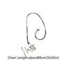 Y2K Long Chain Necklace Chain Sweater Chain Cute Metal Flower Necklace  Wedding