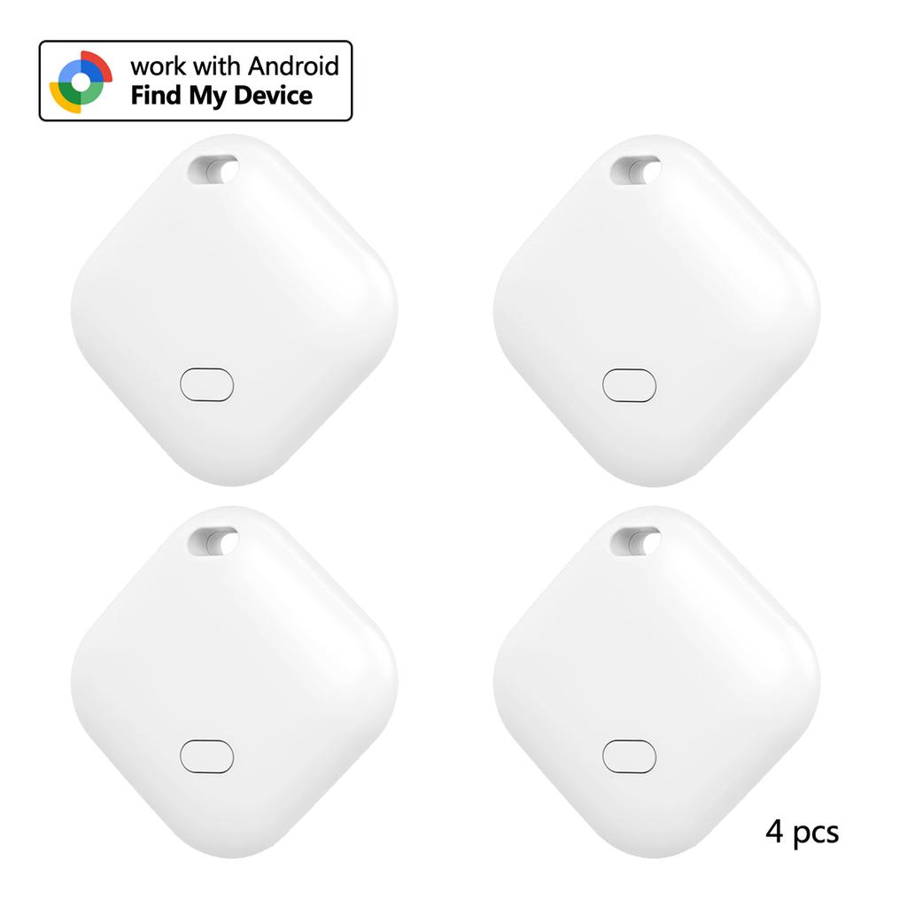 Mini GPS Tracker Tag for Android System Google Find My Device Portable Locator Key Bag Anti-Lost Smart Bluetooth Tracker