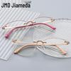 Cut-Edge Pink Floral Anti-Blue Light Glasses for Women - Ultralight, Fashionable Reading Glasses for Middle-Aged and Elderly