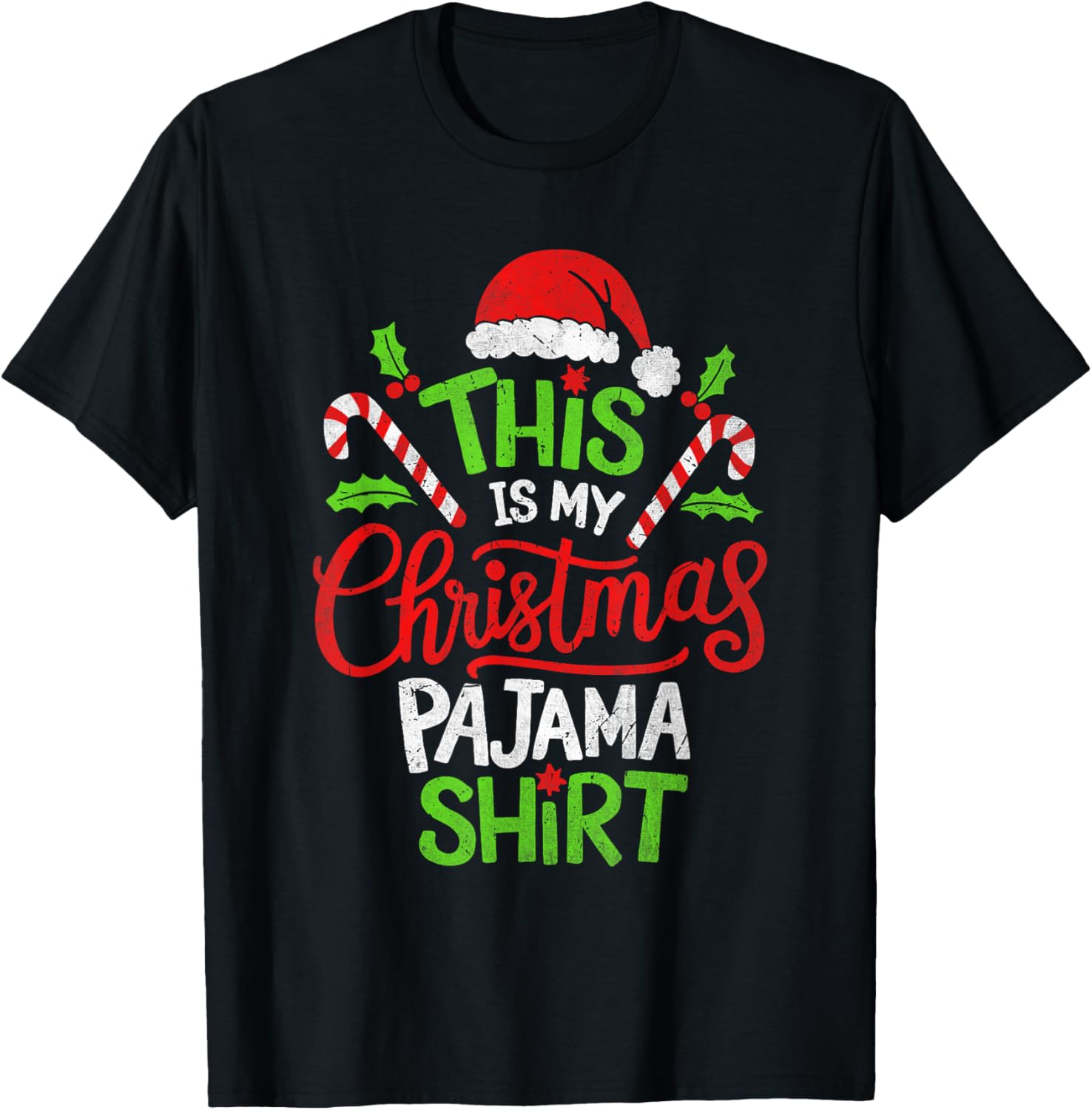 This Is My Christmas Pajama Shirt Xmas Pjs Mens Womens Kids T-Shirt S разноцветный