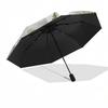 Woodland Animal Friends Automatic Folding Umbrella - Portable 3-Fold Design with Iron Frame, Perfect for Fans, Travelers, Everyday Use, and