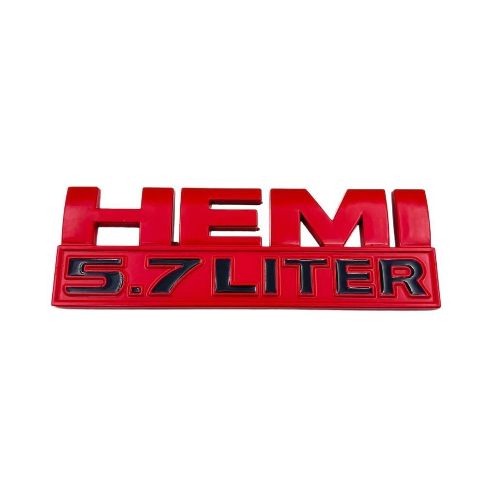 3D Metal 5.7 Liter Badge Sticker Side Fender Rear Trunk Emblem Decal