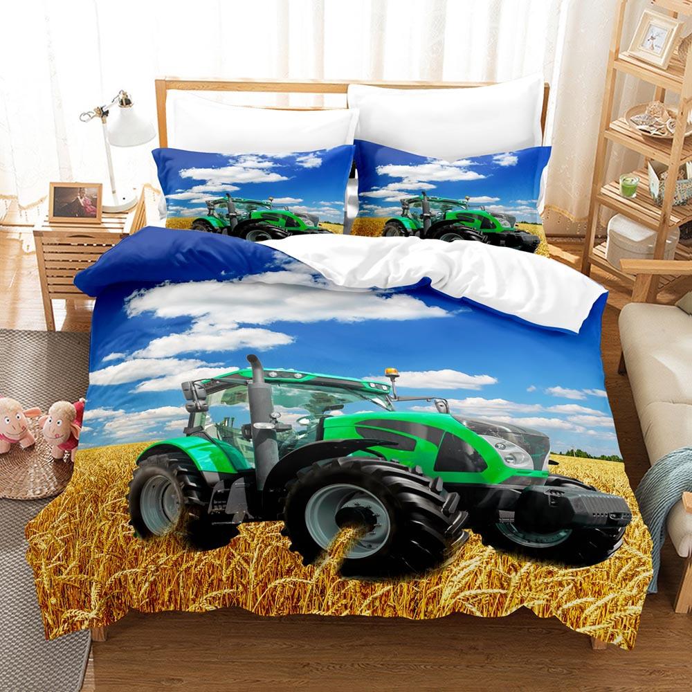 Animal Tiger Lion Printing Two-Piece Kit 3D Digital Bed Three-Piece Kit