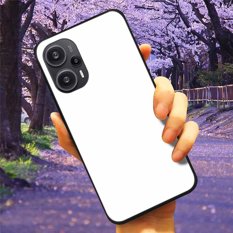 For Xiaomi Poco F5 5G / F5Pro Case Tempered Glass Lake Moon Hard Phone Cover for POCO F5 Pro Capas Funda on PocoF5 Luxury Coque