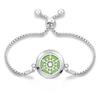 Women's Openable Titanium Steel Essential Oil Diffuser Bracelet
