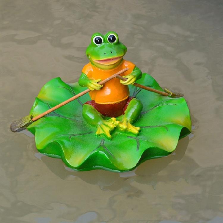 Countrysides Floating Leaf Frogs Decorations Green Outdoor Floating Ornaments House Swimming Pool Pond Decorations