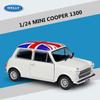WELLY 1/24 MINI COOPER 1300 Alloy Car Model Diecast Metal Classic Mini Car Vehicle Model Simulation Collection Children Toy Gift