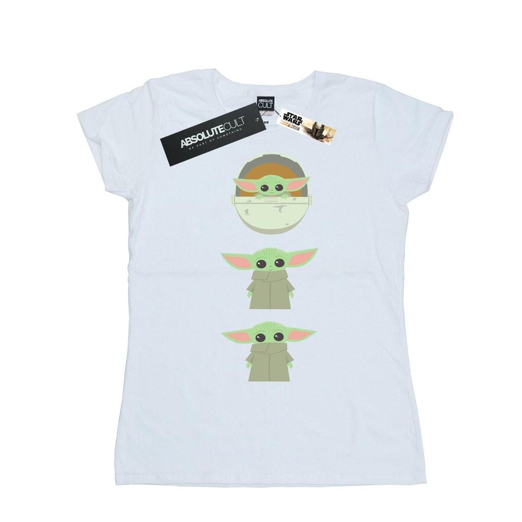 STAR WARS Womens/Ladies The Mandalorian The Child Posing Cotton T-Shirt