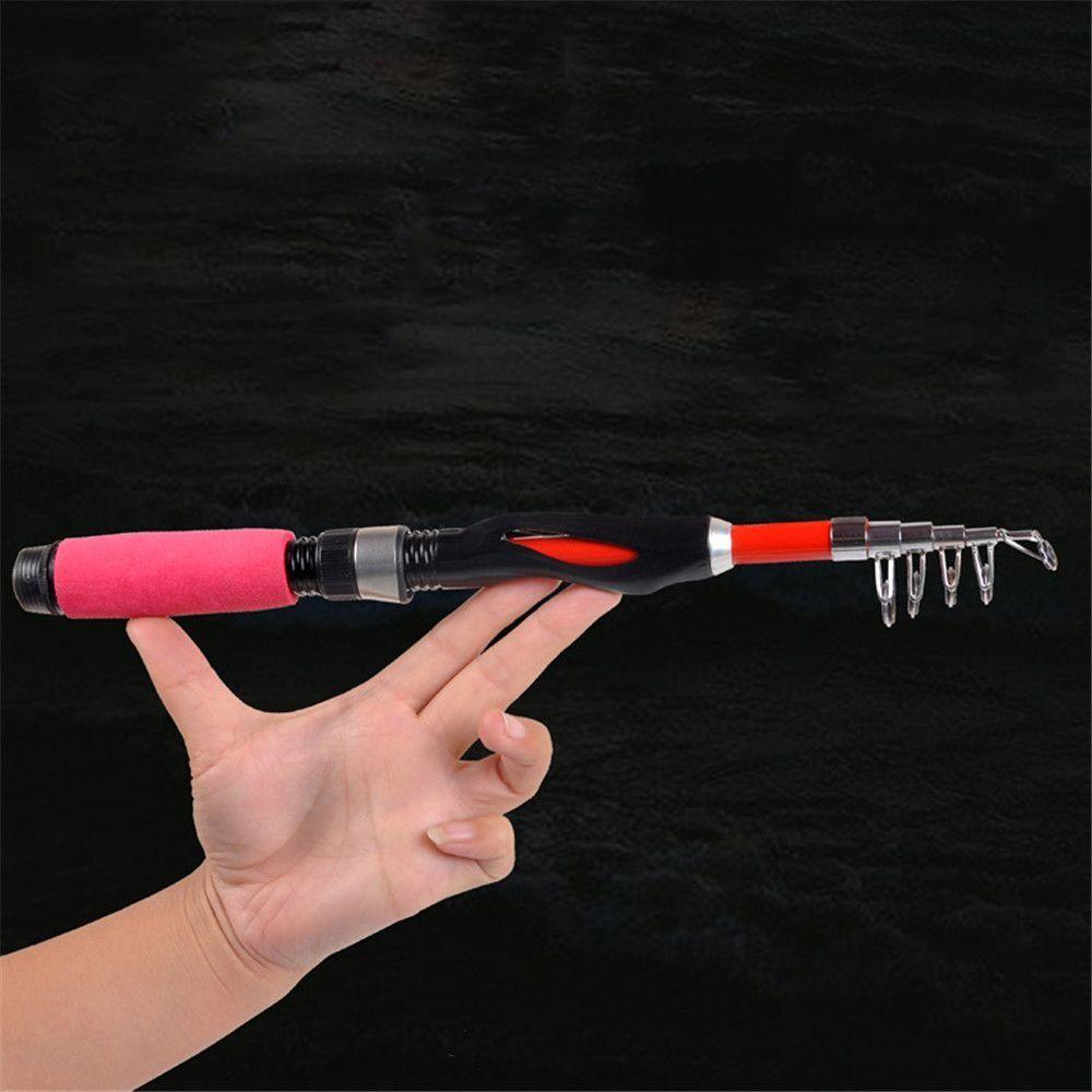 New Portable Small Sea Rod 1.1M/1.3M/1.5M Super Hard Travel Fishing Rod Rotating Fishing Rod Telescopic Fishing Rod Mini Long-range Blackfish Carp Rod