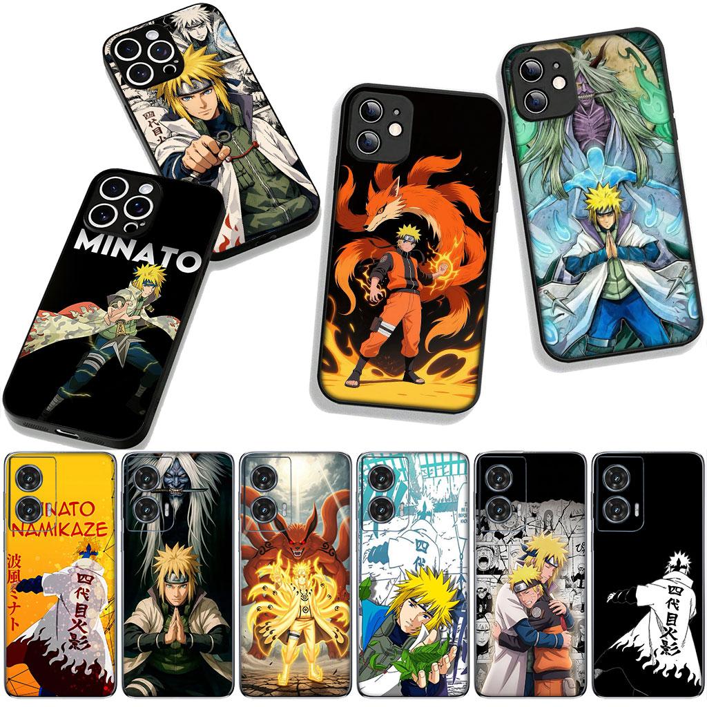for Motorola Moto G54 G05 G24 G55 G75 G85 G15 G57 G86 Power Edge 50 30 Ultra Fusion neo Pro Case Namikaze Minato Narutos Comics