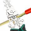 Multi-function Wire Stripper Electricity Tester Folding Wire Stripping Pliers Crimper Cutter Ergonomic Handle Portable