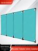 Fabric Partition: Mobile Folding Fence & Light-Blocking Guardrail for Workshops and Elevators.