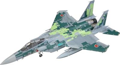 Fine Molds 1/72 Jet Aircraft Series, Japan Air Self-Defense Force F-15DJ Aggressor, Digital Camouflage, Green, Plastic Model, FK05 (Airplane)