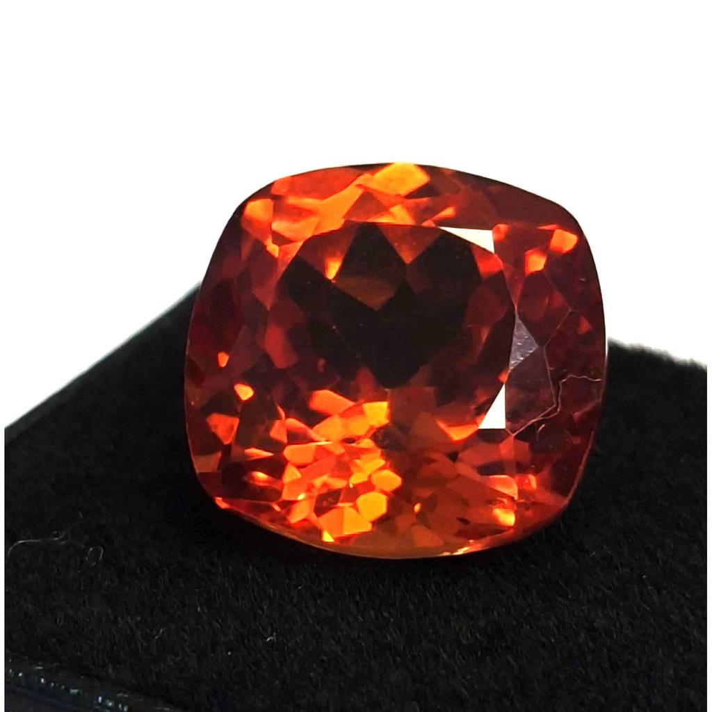 Natural Orange Sapphire 11-13 Ct Cushion Cut Certified Beautiful Loose Gemstone