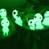 10pcs Luminous Elves Cute Fairy Garden Mini Figures Fish Tank Decor Kodama Glow In The Dark Figures Resin Micro Landscape Figure