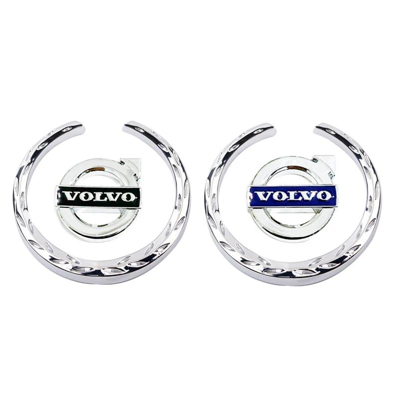 3D Metal Stickers Car Emblem Side Window Body Badge Accessories For Volvo Rdesign Polestar AWD V50 S60 XC60 S40 XC40 XC90 V60