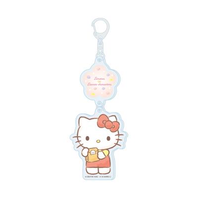 Sirotan X Sanrio Characters 02 Hello Kitty [Collaboration Illustration] Linked Acrylic Keychain