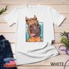 Pferdegesicht Nahaufnahme Unisex T-Shirt