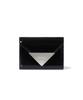 Fennec Lacquer Triangle Wallet - Matt Black