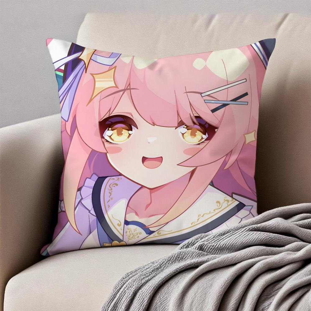 

Fashion Cute Lovely Animated PProjectBox ICONS Cushion Cover Pillowcase Antidustmite Invisible Zipper Short Plush Sofa Cushion 30X30cm