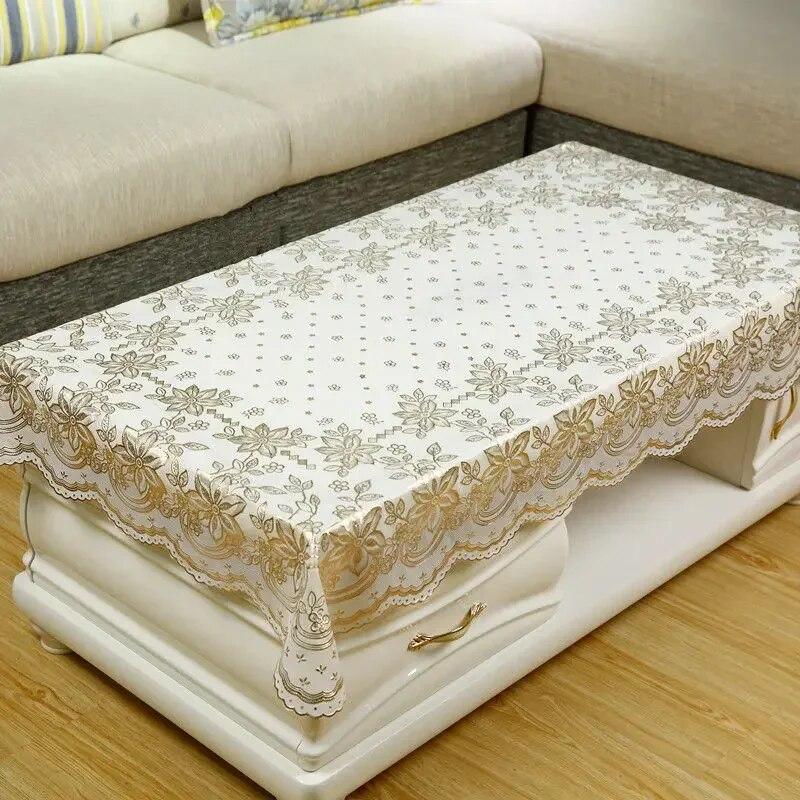 Față de masă dreptunghiulară pentru ceai Covorașă rezistentă la ulei 90x140cm 110x160cm PVC Pastoral stil european Față de masă din plastic