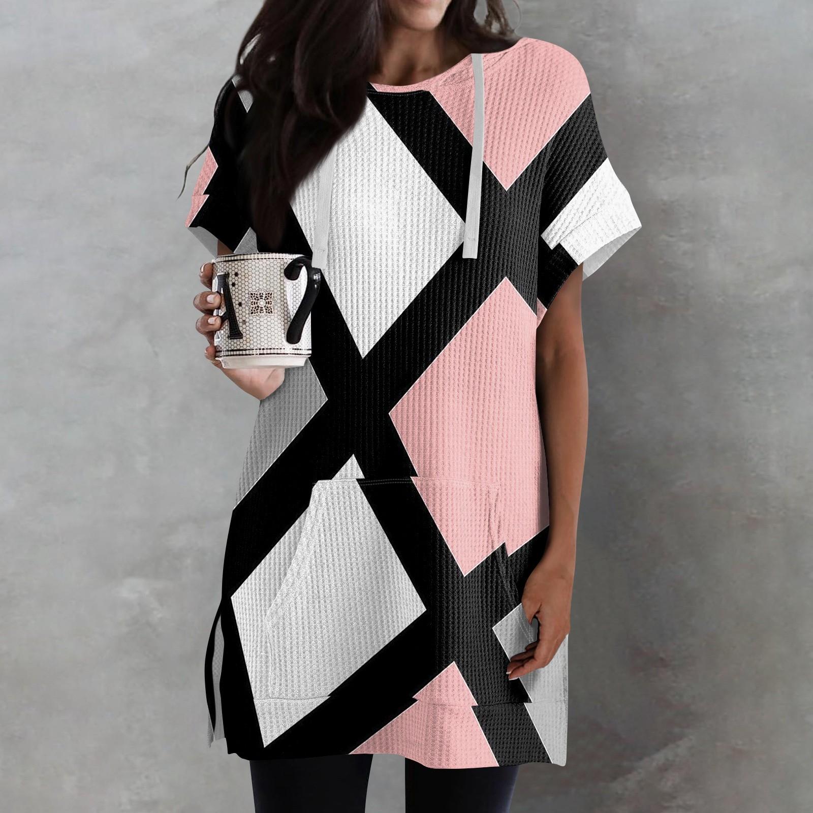 Женские свободные рубашки с принтом — фото 12