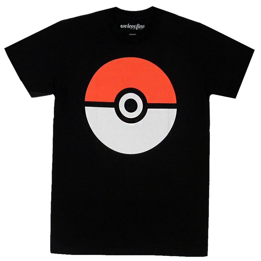 Pokemon Poke Ball Logo Pokeball Anime Adult T-shirt XXXL
