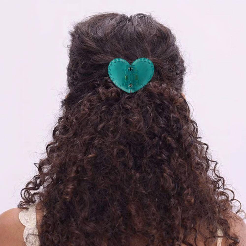 Prevents Slipping Magnetic Hair Clip Heart-shaped Headwear Non-Slip Styling Clips  Daily Styling