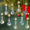 12 Christmas Crystal Ball Ornaments, AB Color Glass Balls for Tree, Wedding, Party, or Home Decor